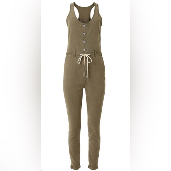 PAIGE Christy Utility Denim Jumpsuit - Picture 5 of 7